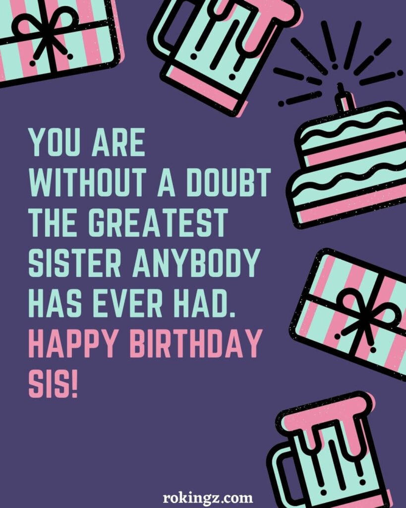 birthday wishes to sister