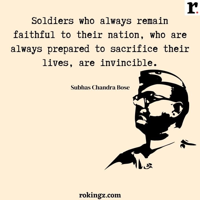 Subhas Chandra Bose Quotes